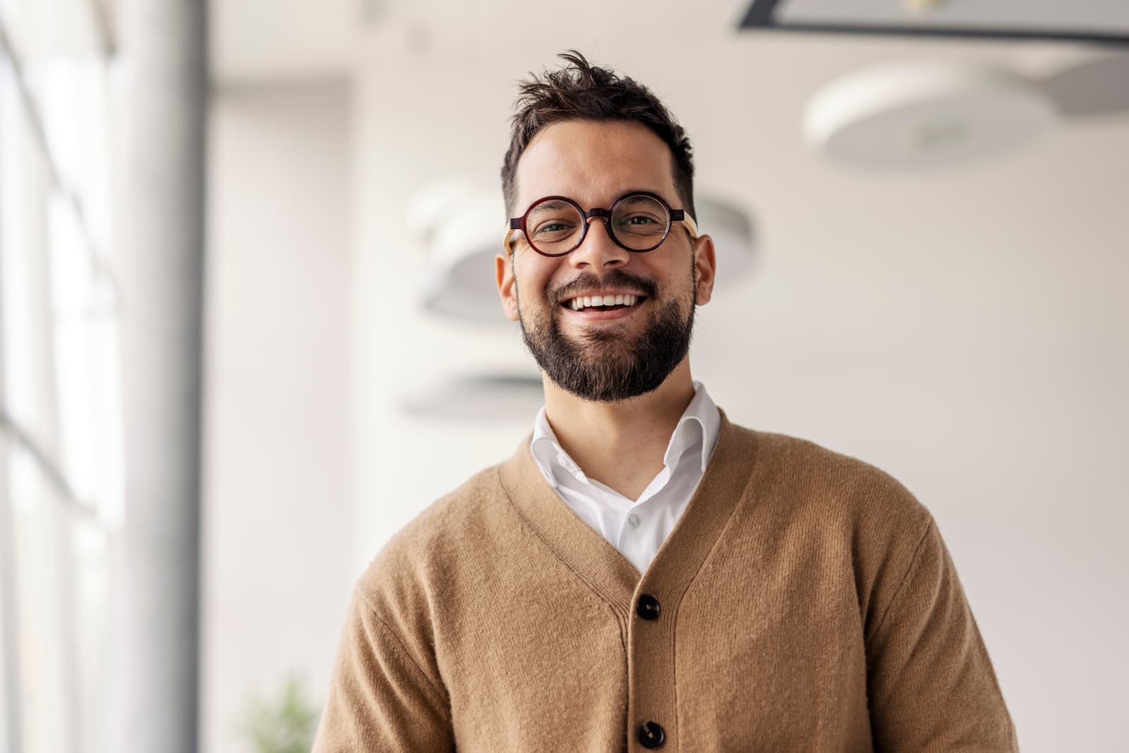 Man in Business Casual Attire